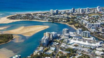 Sunshine Coast arial view